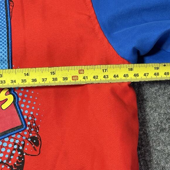 Marvel Disney Youth Sz (9/10) Spider-Man Button Up Varsity / Bomber Jacket Coat - Picture 14 of 16